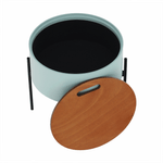 Casa si Gradina - Mobilier - Scaune si fotolii - Tabureti - Taburet cu spatiu de depozitare, neo menta/natural/negru, MOSAI - Infinity.ro