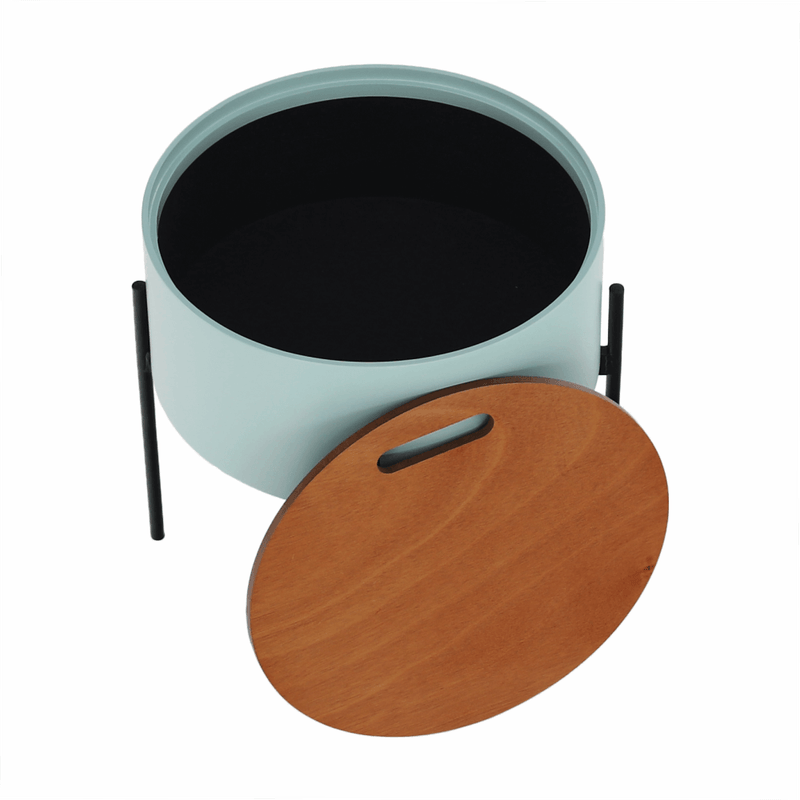 Casa si Gradina - Mobilier - Scaune si fotolii - Tabureti - Taburet cu spatiu de depozitare, neo menta/natural/negru, MOSAI - Infinity.ro