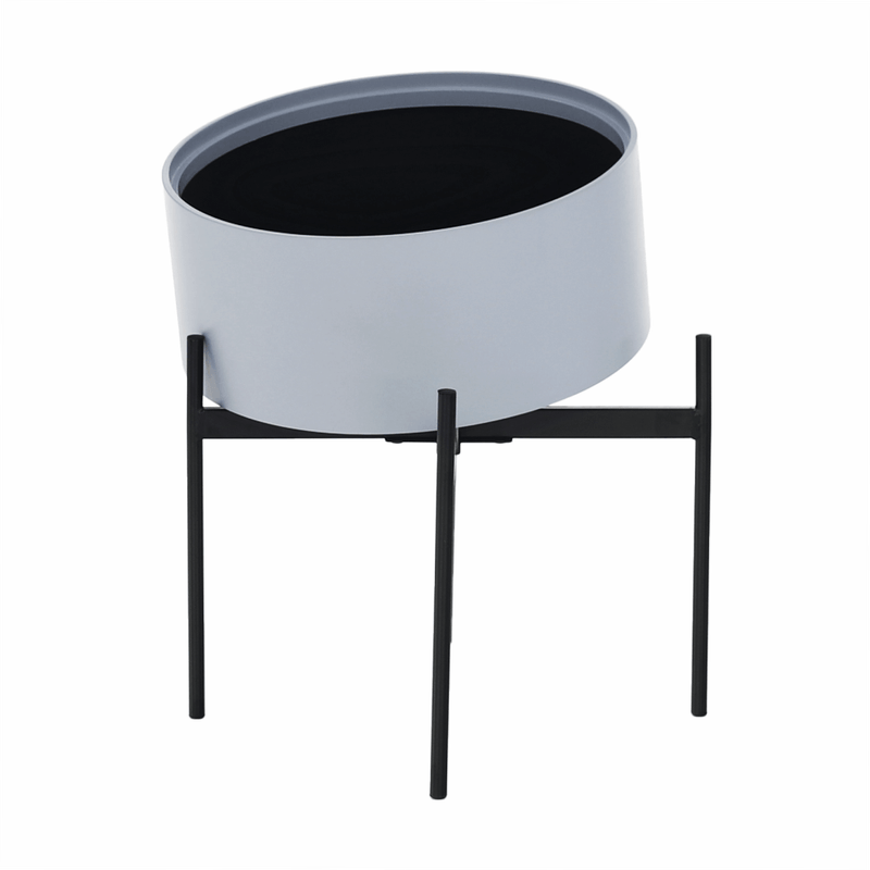 Casa si Gradina - Mobilier - Scaune si fotolii - Tabureti - Taburet cu spatiu de depozitare, gri/natural/negru, MOSAI - Infinity.ro