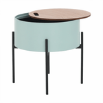 Casa si Gradina - Mobilier - Scaune si fotolii - Tabureti - Taburet cu spatiu de depozitare, neo menta/natural/negru, MOSAI - Infinity.ro