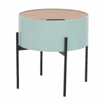 Casa si Gradina - Mobilier - Scaune si fotolii - Tabureti - Taburet cu spatiu de depozitare, neo menta/natural/negru, MOSAI - Infinity.ro