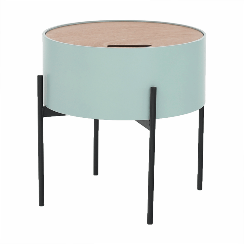 Casa si Gradina - Mobilier - Scaune si fotolii - Tabureti - Taburet cu spatiu de depozitare, neo menta/natural/negru, MOSAI - Infinity.ro