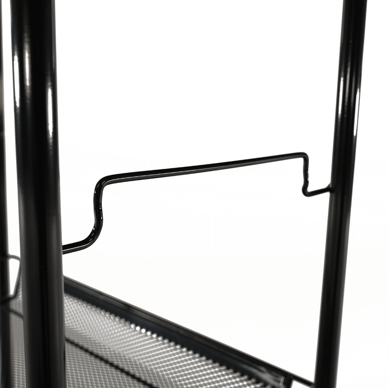 Casa si Gradina - Bucatarie si vesela - Ustensile bucatarie - Cosuri servire - Carucior de servire, negru, MYRIS - Infinity.ro