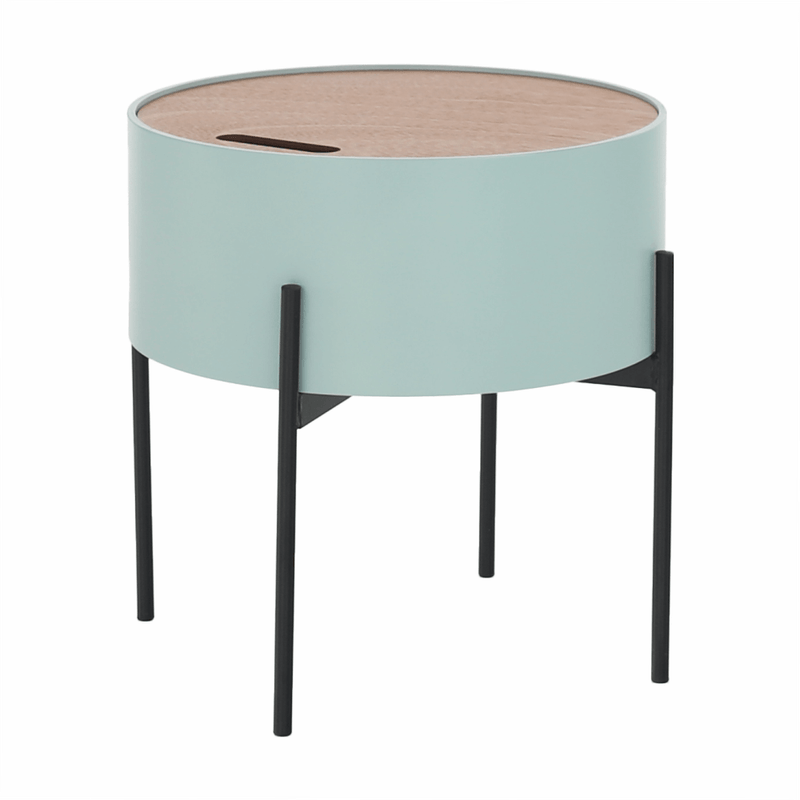 Casa si Gradina - Mobilier - Scaune si fotolii - Tabureti - Taburet cu spatiu de depozitare, neo menta/natural/negru, MOSAI - Infinity.ro