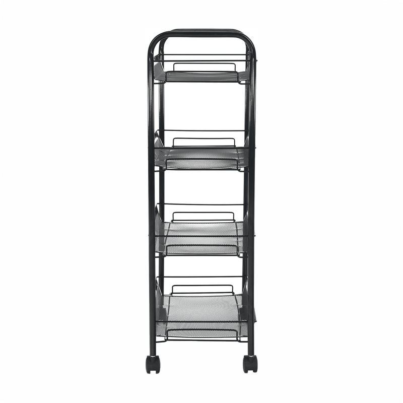 Casa si Gradina - Bucatarie si vesela - Ustensile bucatarie - Cosuri servire - Carucior de servire, negru, MYRIS - Infinity.ro