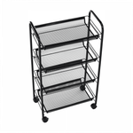 Casa si Gradina - Bucatarie si vesela - Ustensile bucatarie - Cosuri servire - Carucior de servire, negru, MYRIS - Infinity.ro