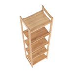 Casa si Gradina - Mobilier - Biblioteci si rafturi - Rafturi - Polita cu 5 rafturi, bambus natural, TIPUL IMPEROR 3 - Infinity.ro