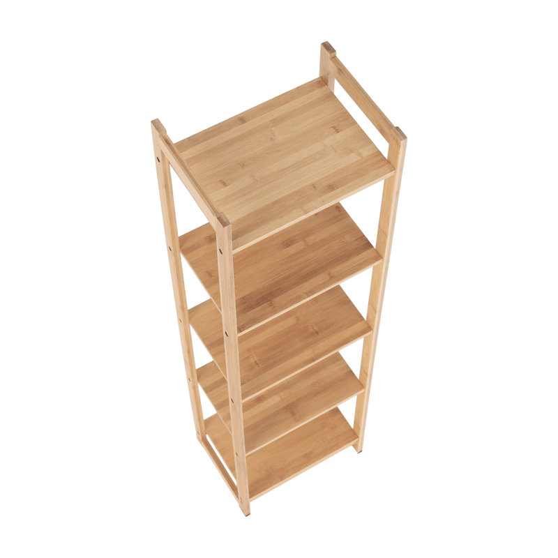 Casa si Gradina - Mobilier - Biblioteci si rafturi - Rafturi - Polita cu 5 rafturi, bambus natural, TIPUL IMPEROR 3 - Infinity.ro