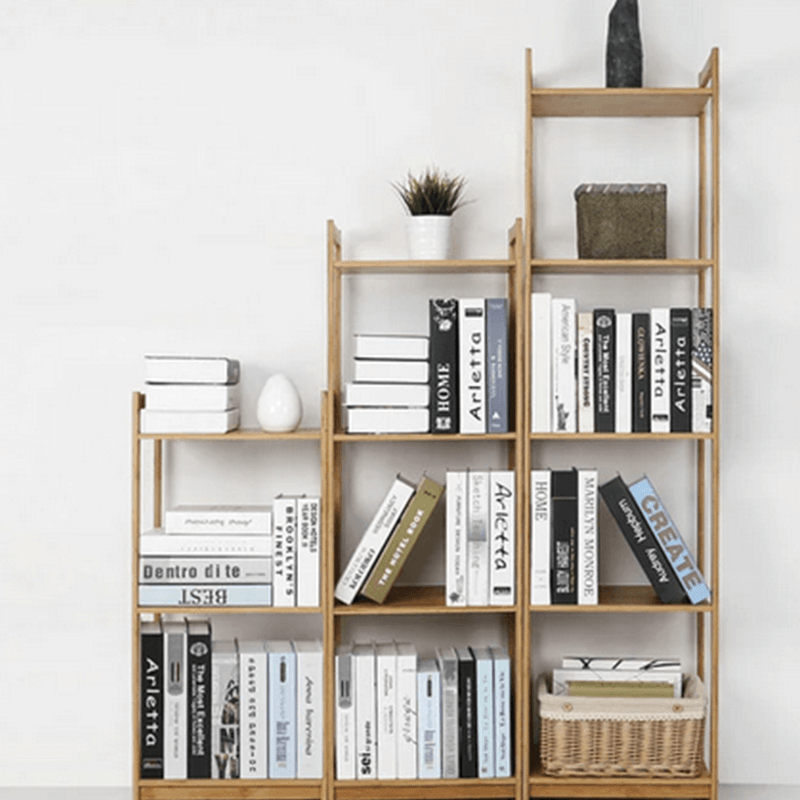 Casa si Gradina - Mobilier - Biblioteci si rafturi - Rafturi - Polita cu 5 rafturi, bambus natural, TIPUL IMPEROR 3 - Infinity.ro