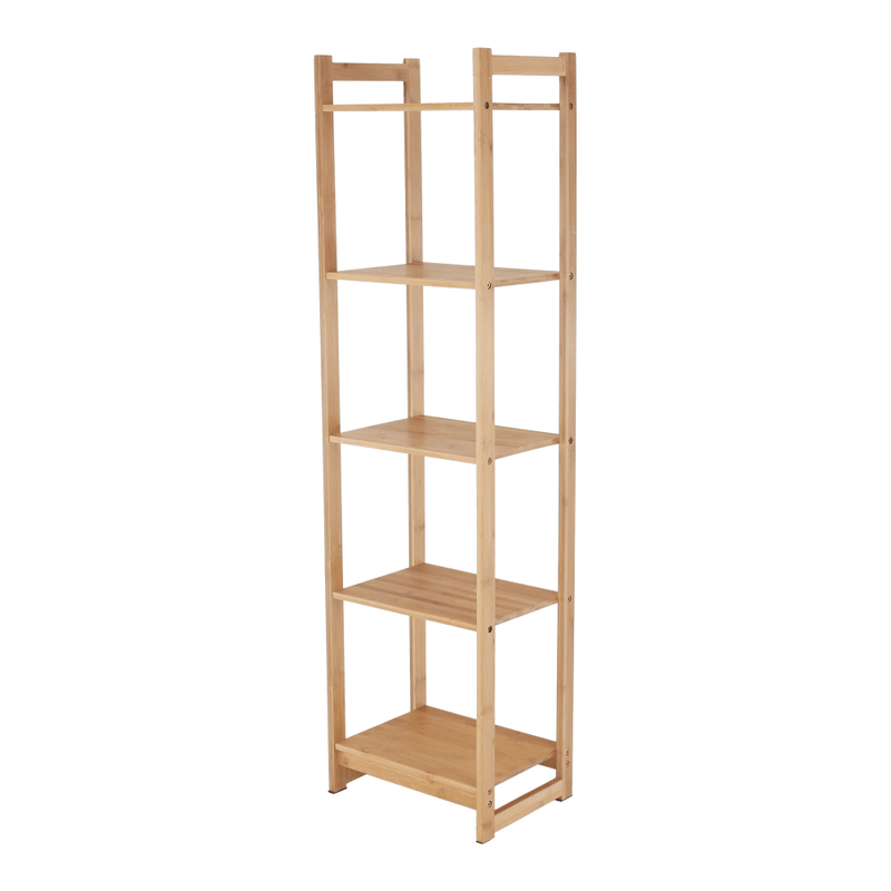 Casa si Gradina - Mobilier - Biblioteci si rafturi - Rafturi - Polita cu 5 rafturi, bambus natural, TIPUL IMPEROR 3 - Infinity.ro