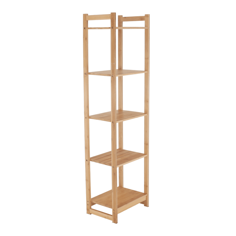 Casa si Gradina - Mobilier - Biblioteci si rafturi - Rafturi - Polita cu 5 rafturi, bambus natural, TIPUL IMPEROR 3 - Infinity.ro