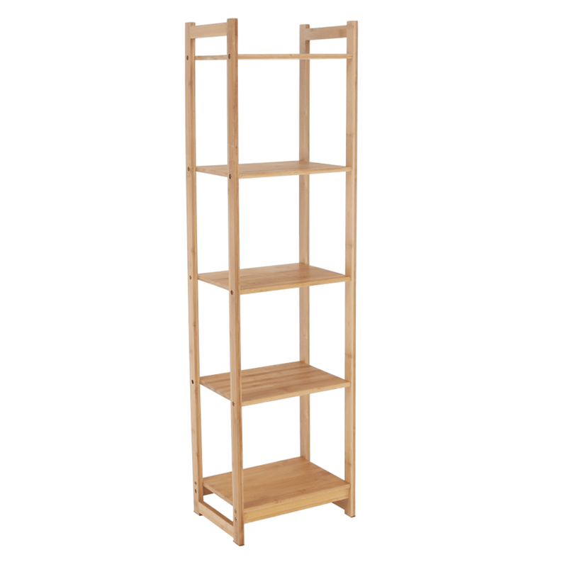 Casa si Gradina - Mobilier - Biblioteci si rafturi - Rafturi - Polita cu 5 rafturi, bambus natural, TIPUL IMPEROR 3 - Infinity.ro