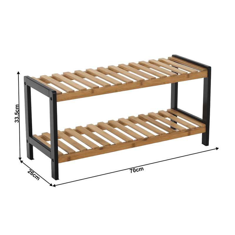 Casa si Gradina - Mobilier - Organizare si depozitare - Cutii depozitare - Cutie pantofi, natural / negru, KONTRE - Infinity.ro