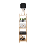 Casa si Gradina - Mobilier - Biblioteci si rafturi - Rafturi - Polita cu 5 rafturi, bambus natural, TIPUL IMPEROR 3 - Infinity.ro