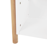 Casa si Gradina - Mobilier - Biblioteci si rafturi - Rafturi - Etajera cu 2 rafturi, bambus natural / alb, BALTIKA TYPE 1 - Infinity.ro