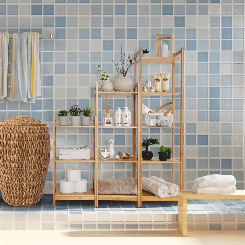 Casa si Gradina - Mobilier - Biblioteci si rafturi - Rafturi - Polita cu 5 rafturi, bambus natural, TIPUL IMPEROR 3 - Infinity.ro