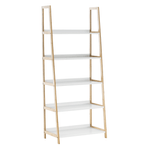 Casa si Gradina - Mobilier - Biblioteci si rafturi - Rafturi - Etajera cu 5 rafturi, alb/natural, KOEN TYP 3 - Infinity.ro