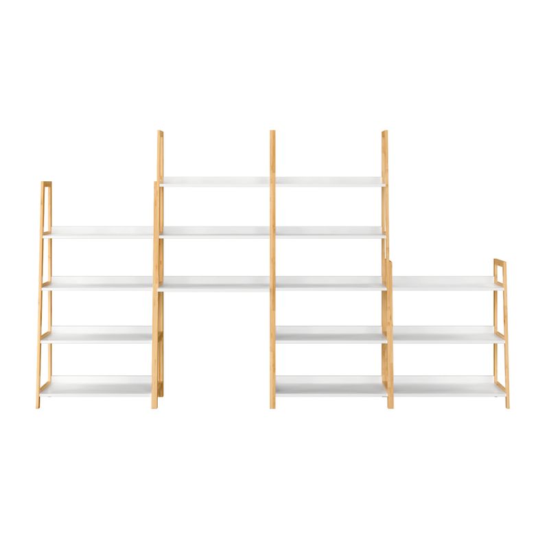 Casa si Gradina - Mobilier - Biblioteci si rafturi - Rafturi - Etajera cu 5 rafturi, alb/natural, KOEN TYP 3 - Infinity.ro