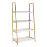 Casa si Gradina - Mobilier - Biblioteci si rafturi - Rafturi - Etajera cu 4 rafturi, alb/natural, KOEN TYP 2 - Infinity.ro