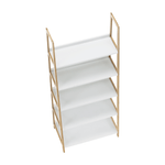 Casa si Gradina - Mobilier - Biblioteci si rafturi - Rafturi - Etajera cu 5 rafturi, alb/natural, KOEN TYP 3 - Infinity.ro