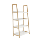 Casa si Gradina - Mobilier - Biblioteci si rafturi - Rafturi - Etajera cu 4 rafturi, alb/natural, KOEN TYP 2 - Infinity.ro