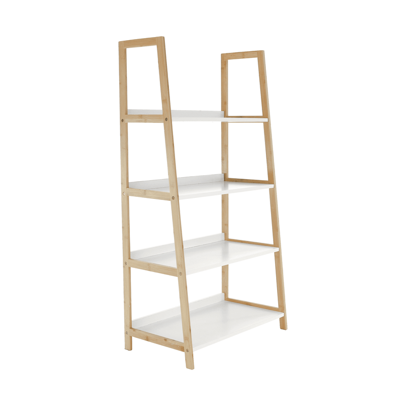 Casa si Gradina - Mobilier - Biblioteci si rafturi - Rafturi - Etajera cu 4 rafturi, alb/natural, KOEN TYP 2 - Infinity.ro