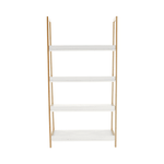 Casa si Gradina - Mobilier - Biblioteci si rafturi - Rafturi - Etajera cu 4 rafturi, alb/natural, KOEN TYP 2 - Infinity.ro