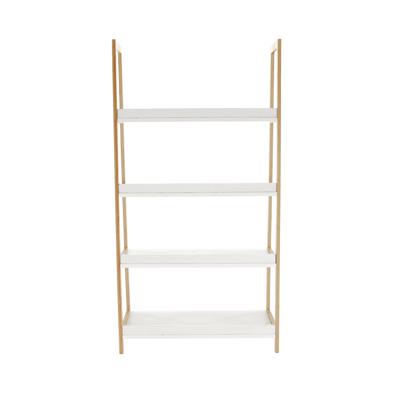 Casa si Gradina - Mobilier - Biblioteci si rafturi - Rafturi - Etajera cu 4 rafturi, alb/natural, KOEN TYP 2 - Infinity.ro
