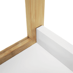 Casa si Gradina - Mobilier - Biblioteci si rafturi - Rafturi - Etajera cu 3 rafturi, alb/natural, KOEN TYP 1 - Infinity.ro