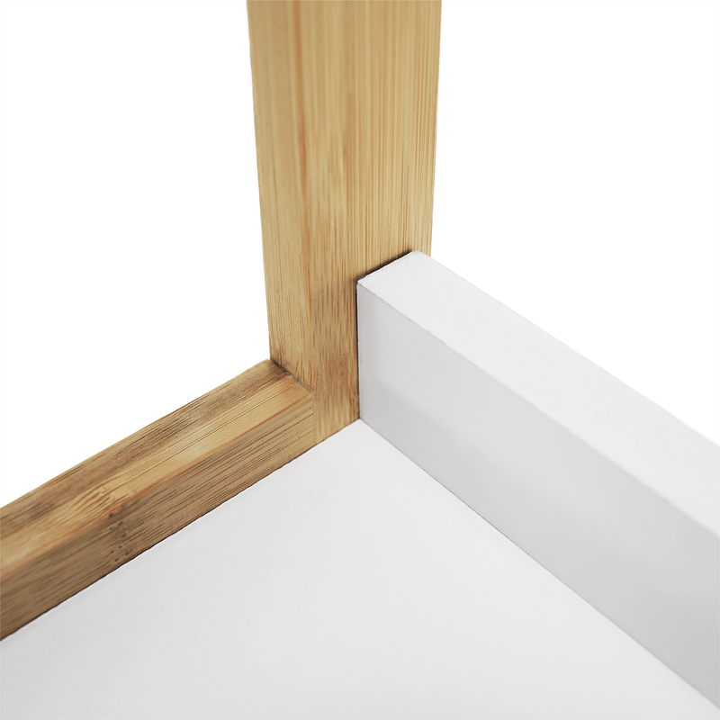 Casa si Gradina - Mobilier - Biblioteci si rafturi - Rafturi - Etajera cu 3 rafturi, alb/natural, KOEN TYP 1 - Infinity.ro