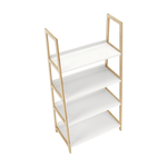 Casa si Gradina - Mobilier - Biblioteci si rafturi - Rafturi - Etajera cu 4 rafturi, alb/natural, KOEN TYP 2 - Infinity.ro