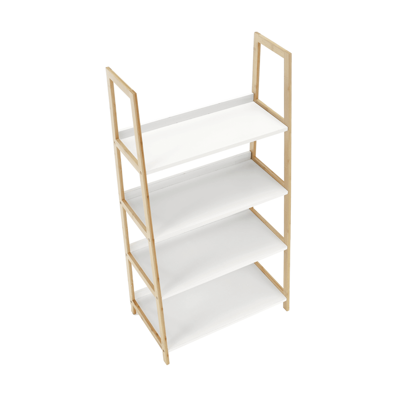 Casa si Gradina - Mobilier - Biblioteci si rafturi - Rafturi - Etajera cu 4 rafturi, alb/natural, KOEN TYP 2 - Infinity.ro