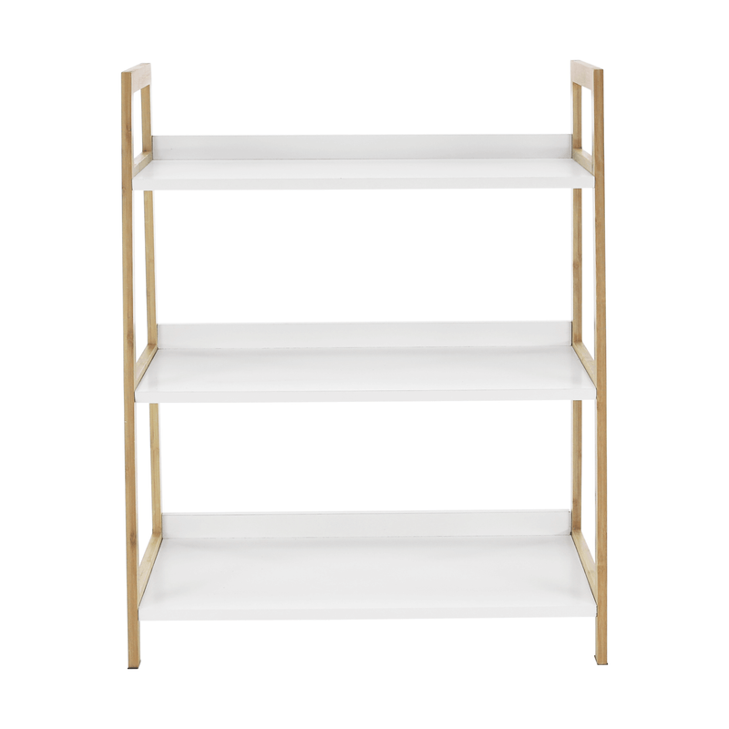 Casa si Gradina - Mobilier - Biblioteci si rafturi - Rafturi - Etajera cu 3 rafturi, alb/natural, KOEN TYP 1 - Infinity.ro