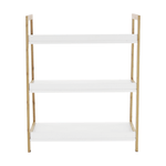 Casa si Gradina - Mobilier - Biblioteci si rafturi - Rafturi - Etajera cu 3 rafturi, alb/natural, KOEN TYP 1 - Infinity.ro