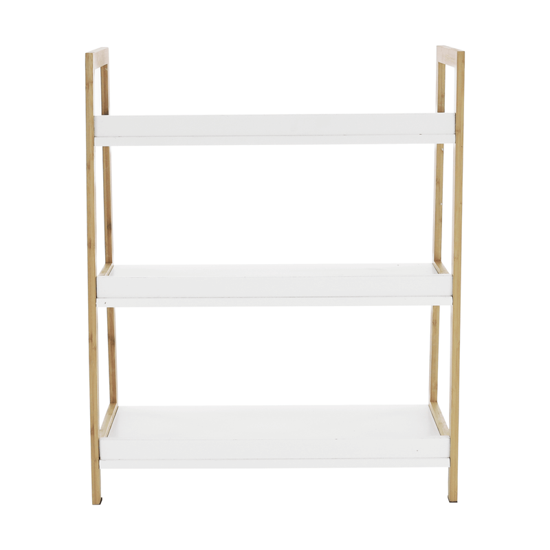 Casa si Gradina - Mobilier - Biblioteci si rafturi - Rafturi - Etajera cu 3 rafturi, alb/natural, KOEN TYP 1 - Infinity.ro