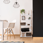 Casa si Gradina - Mobilier - Biblioteci si rafturi - Rafturi - Etajera cu 4 rafturi, alb/natural, KOEN TYP 2 - Infinity.ro