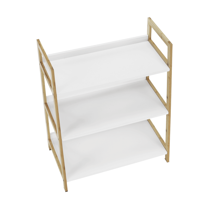 Casa si Gradina - Mobilier - Biblioteci si rafturi - Rafturi - Etajera cu 3 rafturi, alb/natural, KOEN TYP 1 - Infinity.ro
