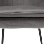 Casa si Gradina - Mobilier - Scaune si fotolii - Fotolii - Fotoliu de design, tesatura catifea gri, ZIRKON - Infinity.ro