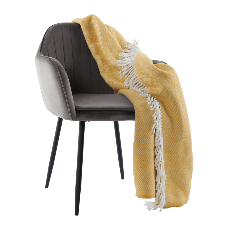 Casa si Gradina - Mobilier - Scaune si fotolii - Fotolii - Fotoliu de design, tesatura catifea gri, ZIRKON - Infinity.ro