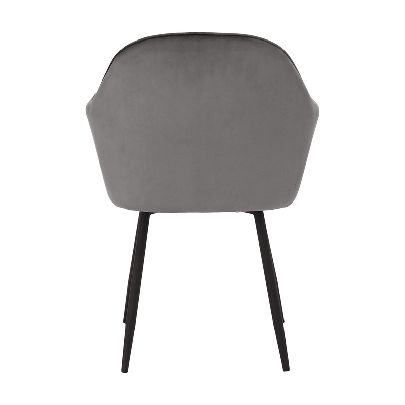 Casa si Gradina - Mobilier - Scaune si fotolii - Fotolii - Fotoliu de design, tesatura catifea gri, ZIRKON - Infinity.ro