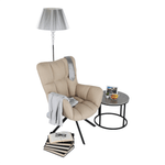 Casa si Gradina - Mobilier - Scaune si fotolii - Scaune - Scaun de design ţesatura bej, KOMODO - Infinity.ro