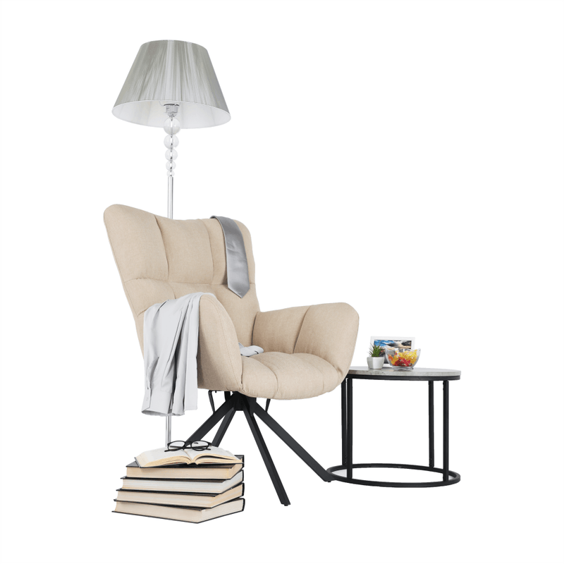 Casa si Gradina - Mobilier - Scaune si fotolii - Scaune - Scaun de design ţesatura bej, KOMODO - Infinity.ro