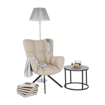 Casa si Gradina - Mobilier - Scaune si fotolii - Scaune - Scaun de design ţesatura bej, KOMODO - Infinity.ro