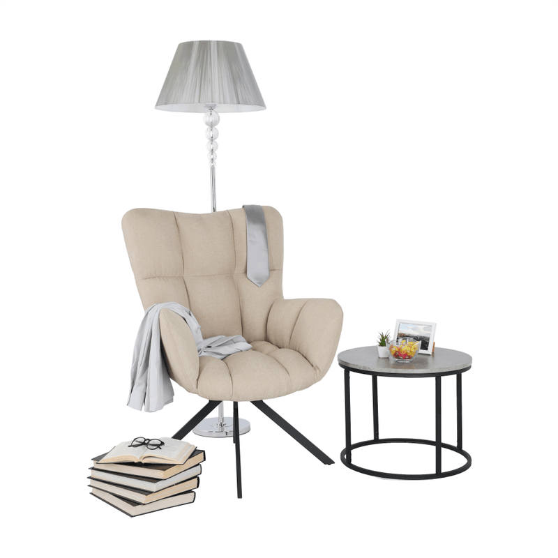 Casa si Gradina - Mobilier - Scaune si fotolii - Scaune - Scaun de design ţesatura bej, KOMODO - Infinity.ro