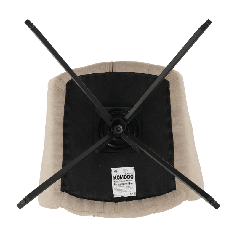 Casa si Gradina - Mobilier - Scaune si fotolii - Scaune - Scaun de design ţesatura bej, KOMODO - Infinity.ro