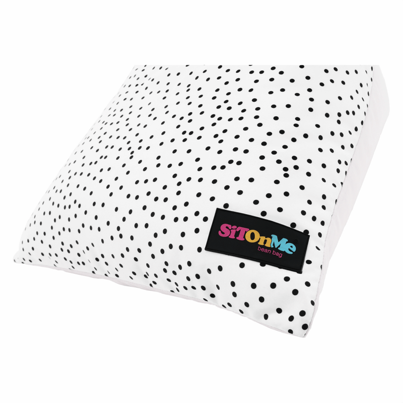 Casa si Gradina - Mobilier - Scaune si fotolii - Fotolii - Fotoliu tip sac, alb/roz/gri, POMPOM - Infinity.ro