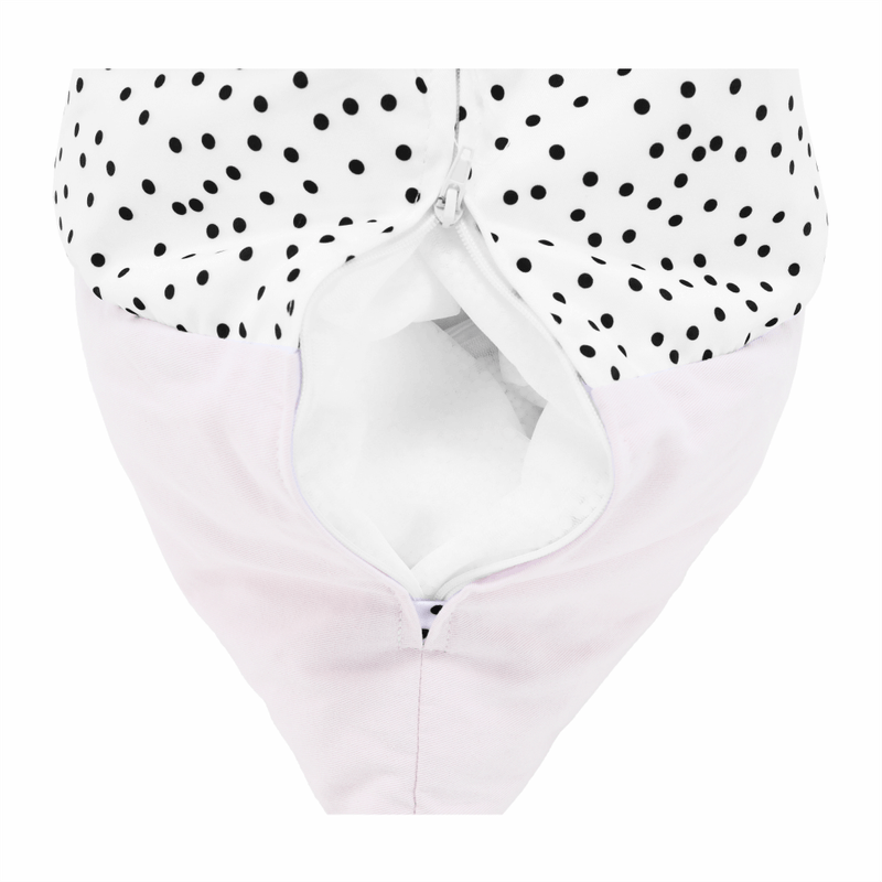 Casa si Gradina - Mobilier - Scaune si fotolii - Fotolii - Fotoliu tip sac, alb/roz/gri, POMPOM - Infinity.ro