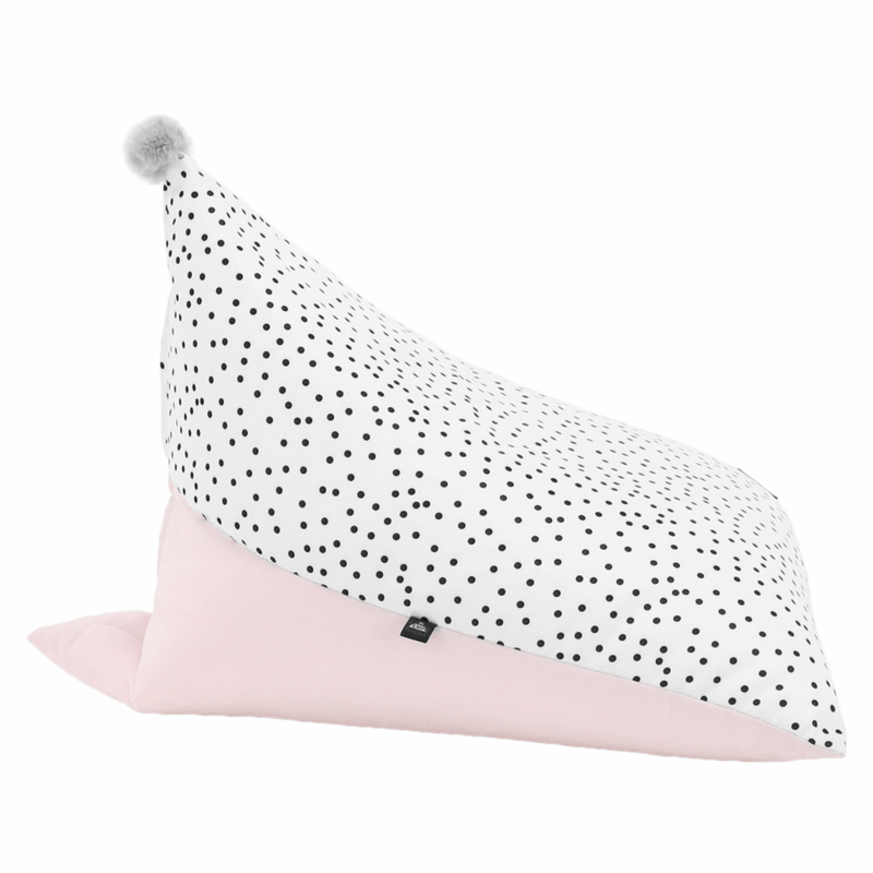 Casa si Gradina - Mobilier - Scaune si fotolii - Fotolii - Fotoliu tip sac, alb/roz/gri, POMPOM - Infinity.ro