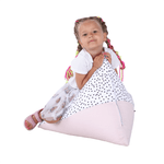 Casa si Gradina - Mobilier - Scaune si fotolii - Fotolii - Fotoliu tip sac, alb/roz/gri, POMPOM - Infinity.ro