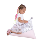 Casa si Gradina - Mobilier - Scaune si fotolii - Fotolii - Fotoliu tip sac, alb/roz/gri, POMPOM - Infinity.ro